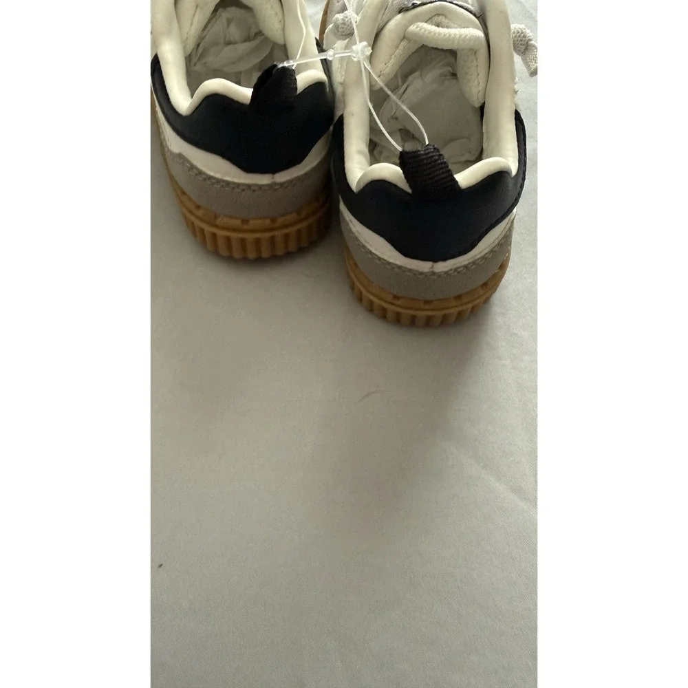 Lil Boys Sneakers By Oshkosh B'gosh Chema Sz 7 New  No Box Grey White‎ And Blue